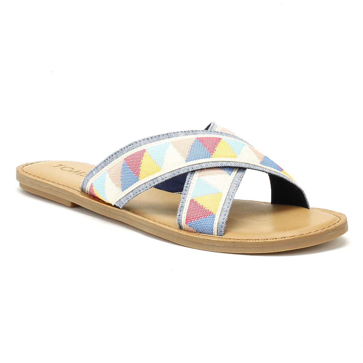 womens multi coloured sandals