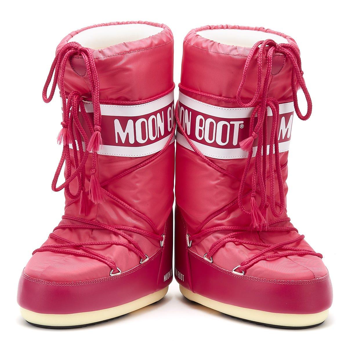Hot Pink Moonboots Damen Pink Moon Boot Womens Size Pink Tecnica