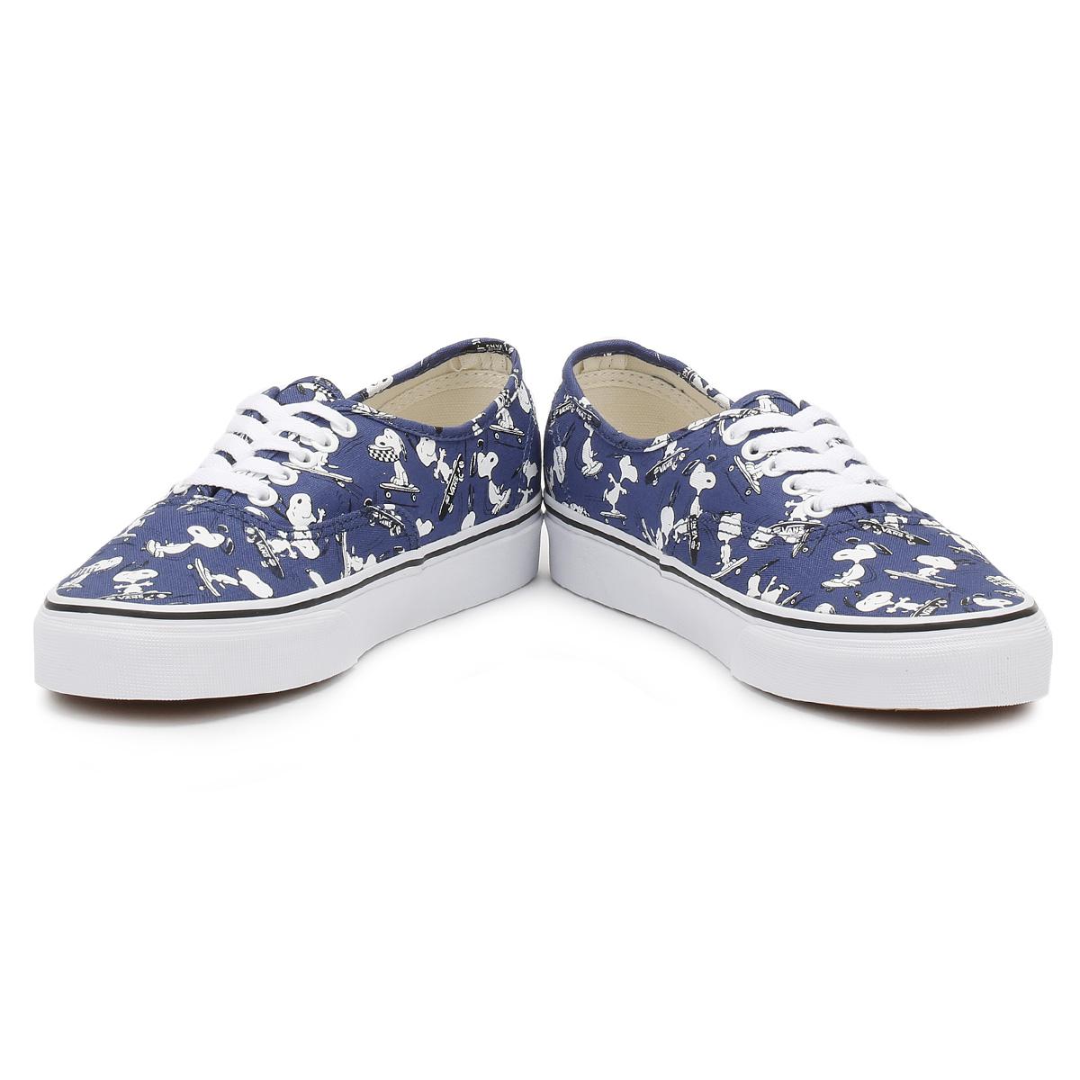 Vans Canvas Peanuts Snoopy/skating Authentic Trainers in Blue - Lyst