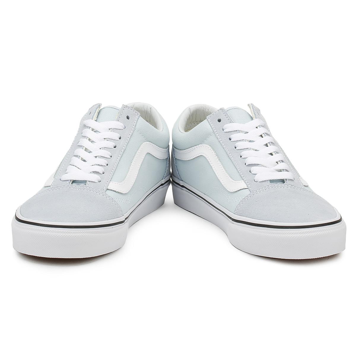 Vans Suede Womens Baby Blue / True White Old Skool Trainers Lyst