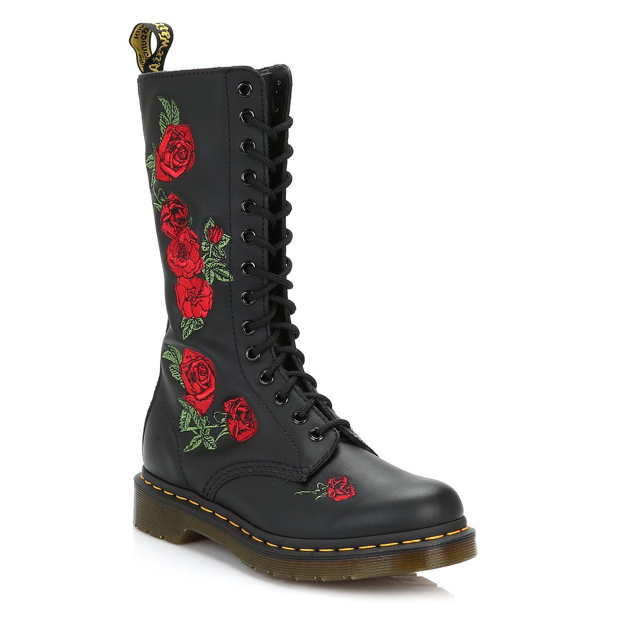 embroidered dr martens