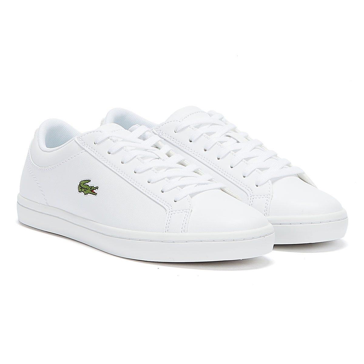 lacoste white ladies shoes