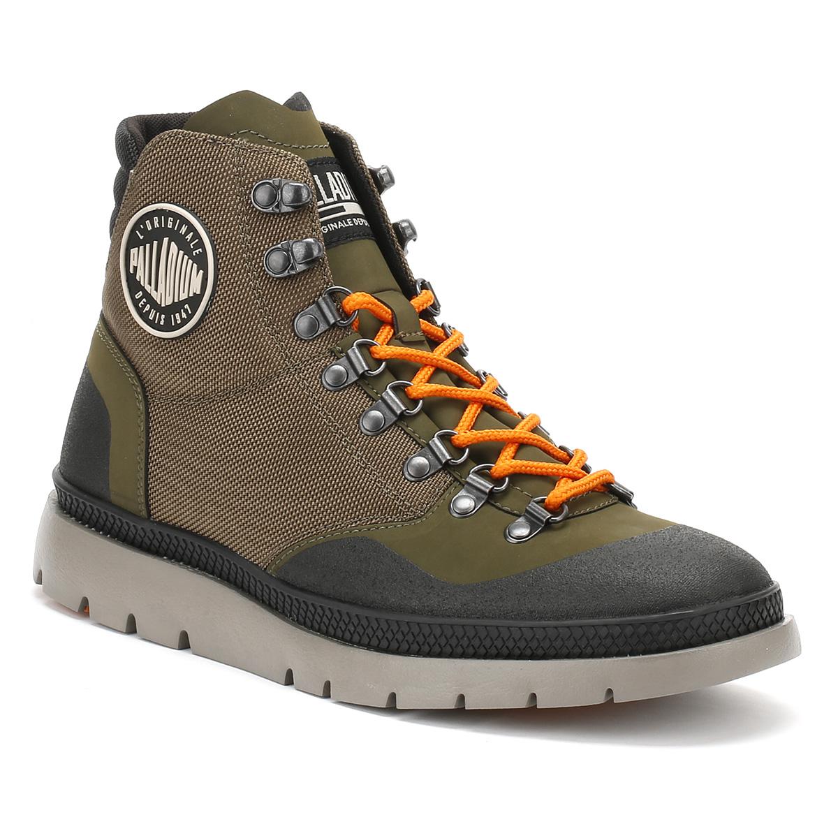 Palladium Synthetic Mens Moon Mist Grey Pallasider Hikr Mid Boots in Gray for Men Lyst