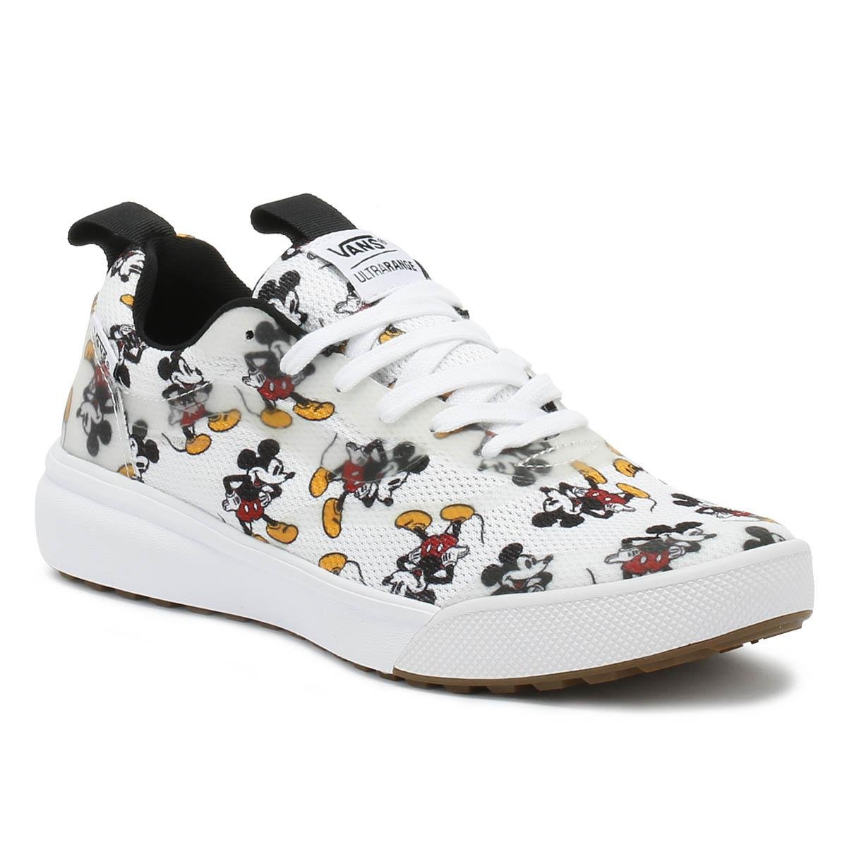 vans mickey mouse white