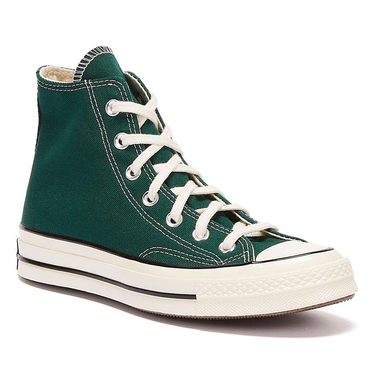 Converse Segeltuch Chuck 70 Hi Dunkelgrüne Sneakers in Grün für Herren |  Lyst DE