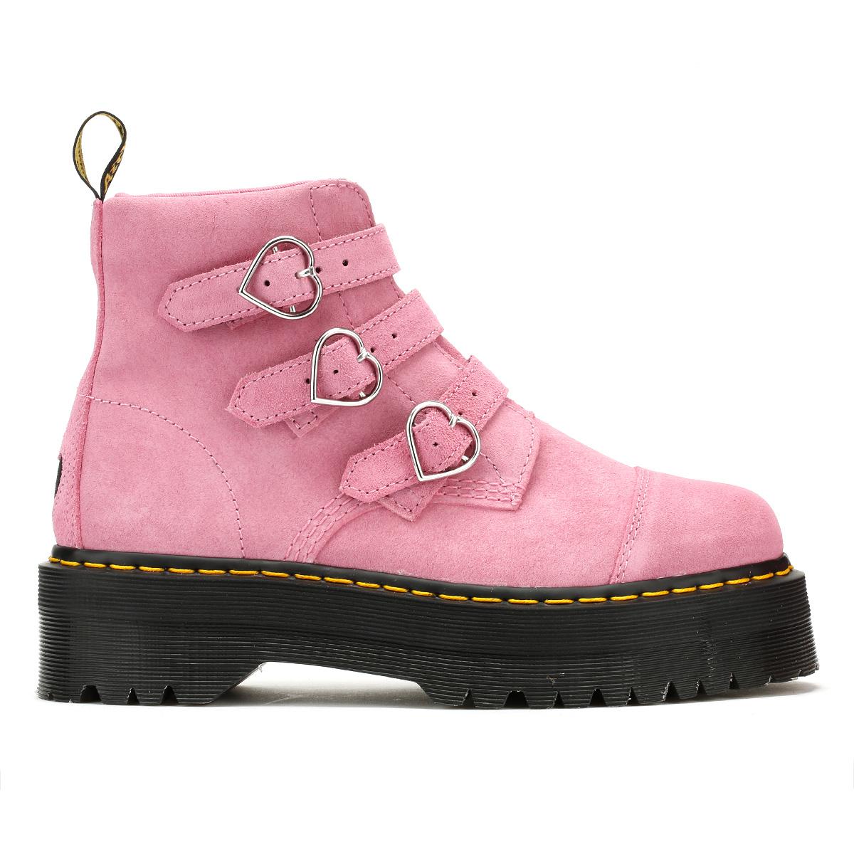 pink lazy oaf doc martens