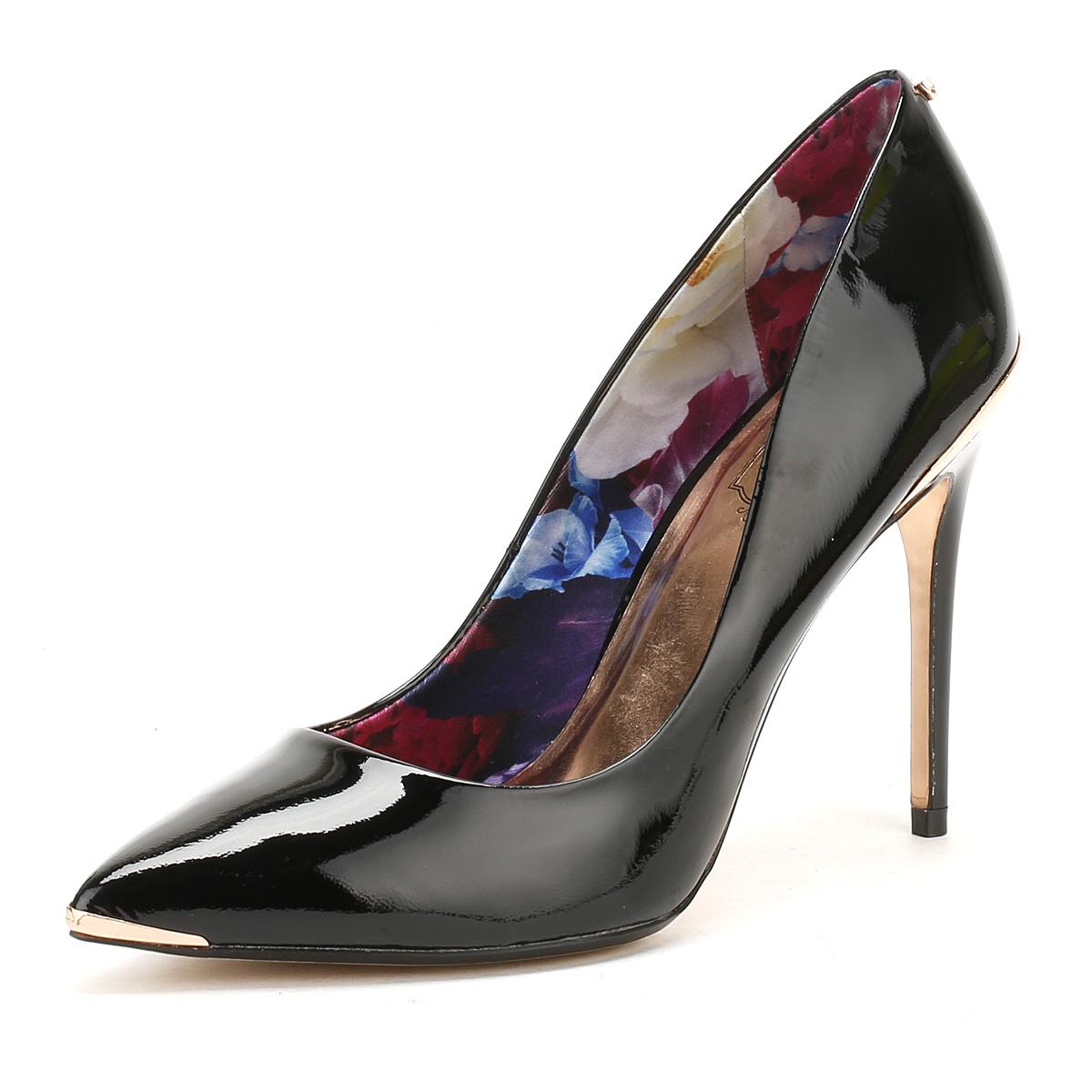 ted baker black patent shoes