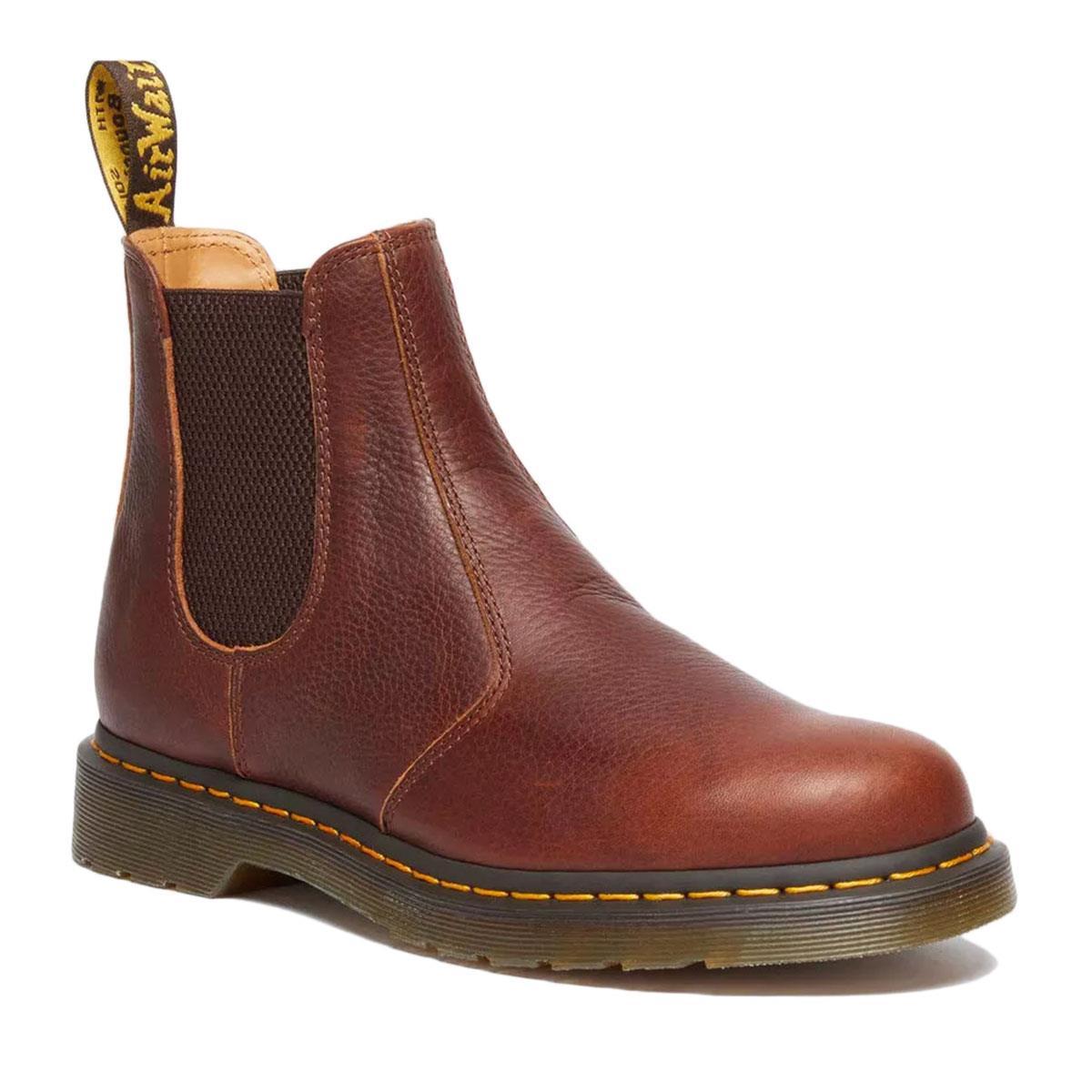 Dr. Martens 2976 Ambassador Leather Tan Boots in Brown Lyst UK