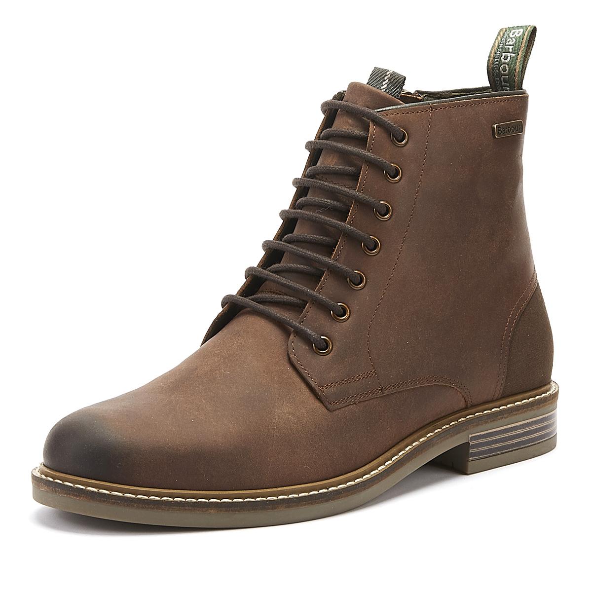 Barbour Leather Seaham Mens Timber Tan Boots in Brown for Men - Lyst