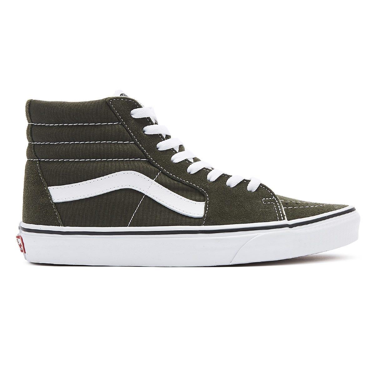 forest green high top vans