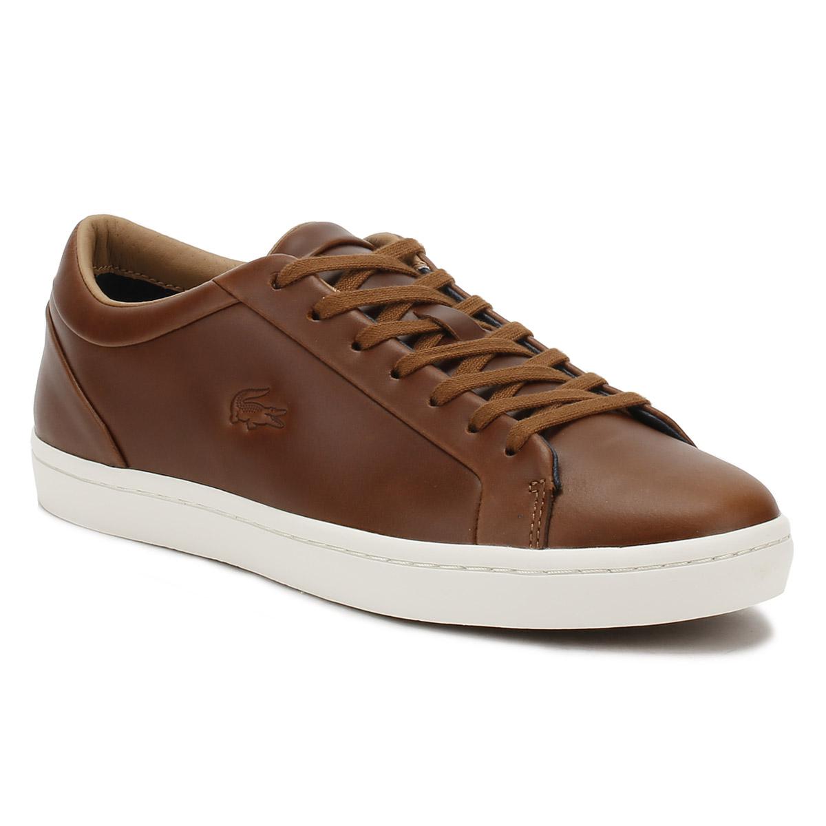 lacoste straightset brown