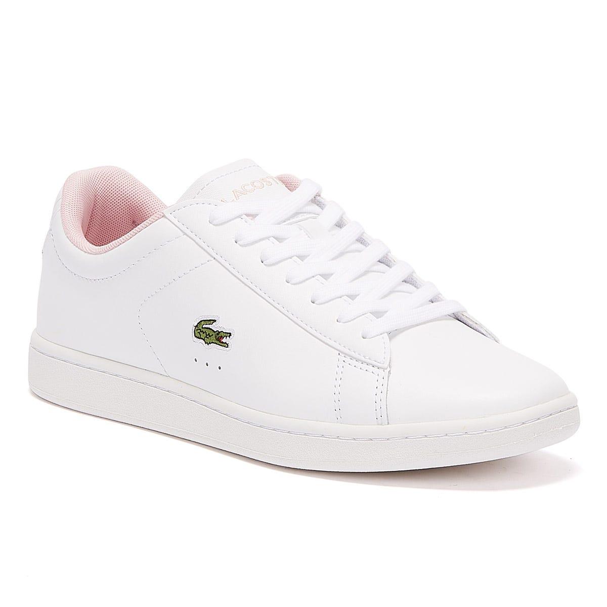 white and pink lacoste trainers, Off 68%, www.scrimaglio.com