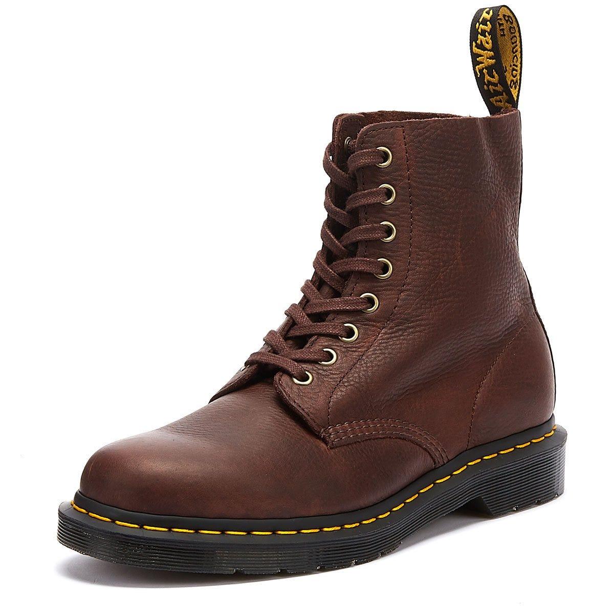 Dr. Martens 1460 Ambassador Soft Leather Pascal 8-eye Boots in Brown for  Men | Lyst UK