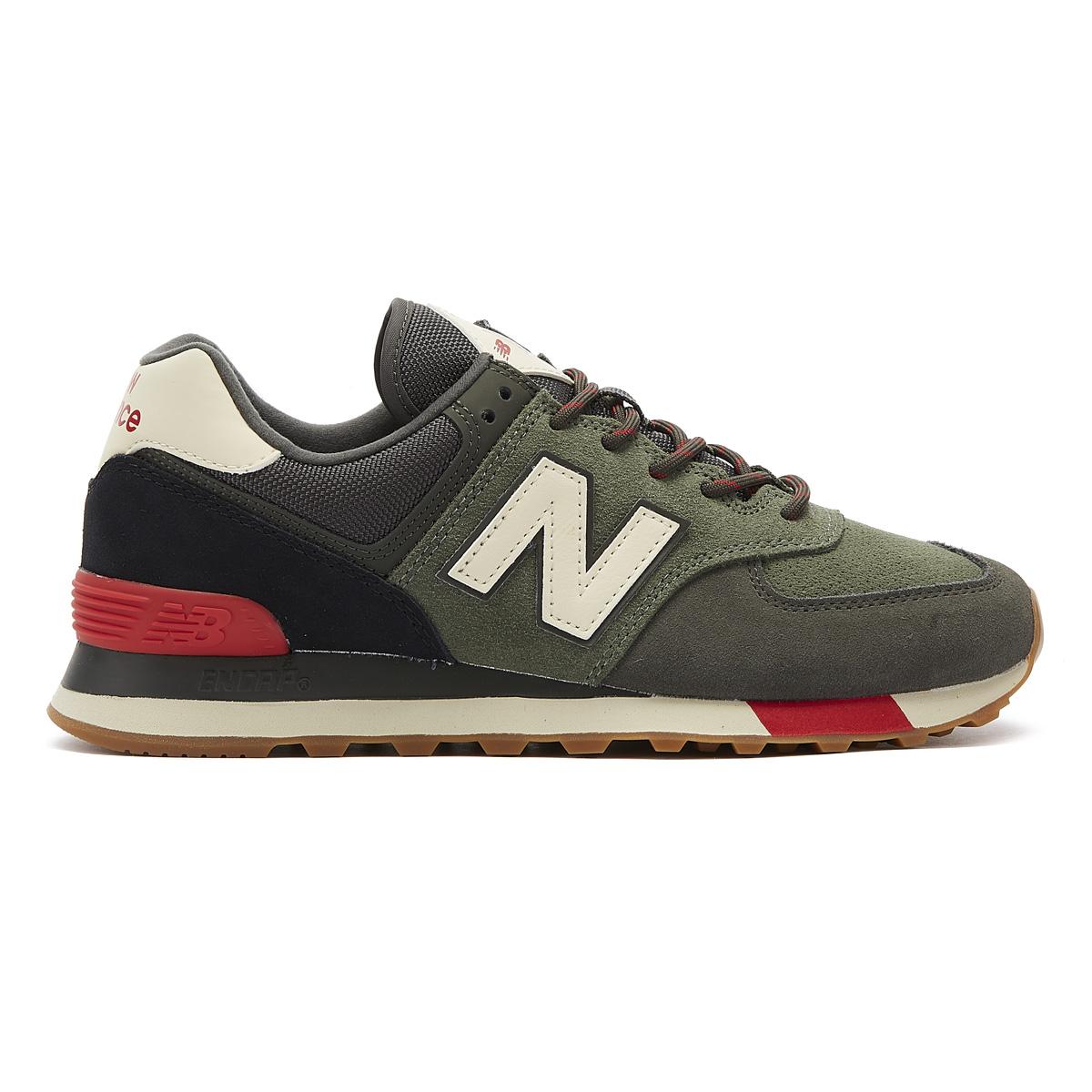 new balance 574 green red