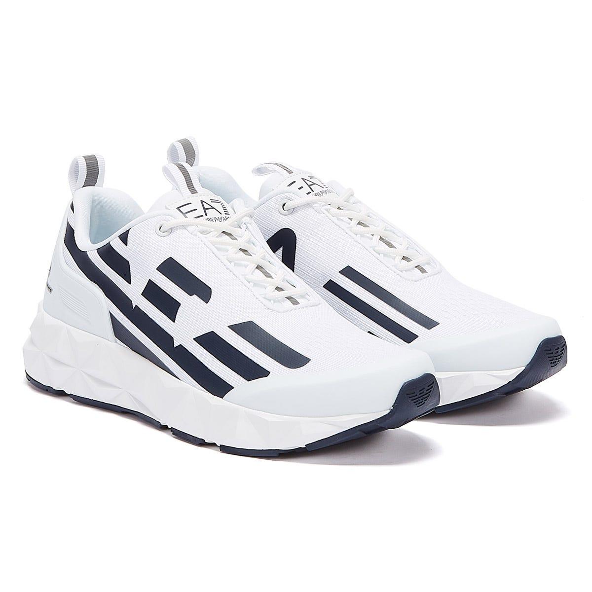 Emporio Armani Ea7 Ultimate C2 Kombat Mens White / Navy Trainers for ...