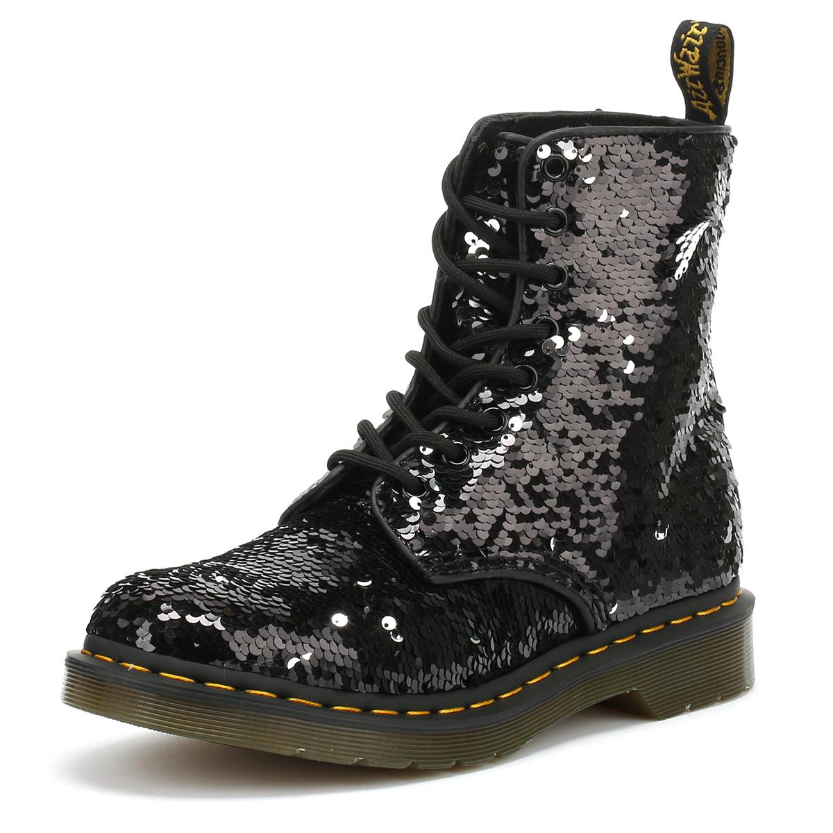 doc martens sequin boots