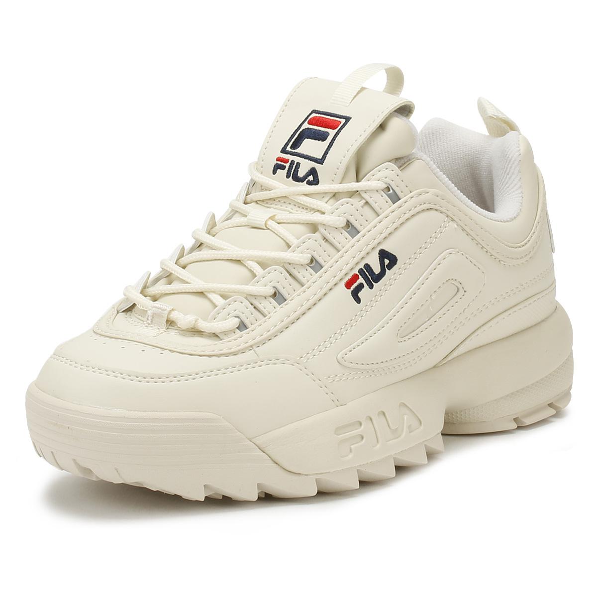 Multiplikation nedsænket Krudt Fila Leather Disruptor Ii Premium Womens Turtle Dove Beige Trainers in  Natural - Lyst