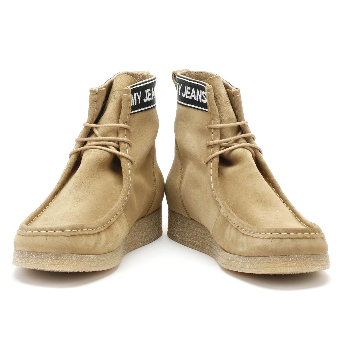 tommy hilfiger beige boots