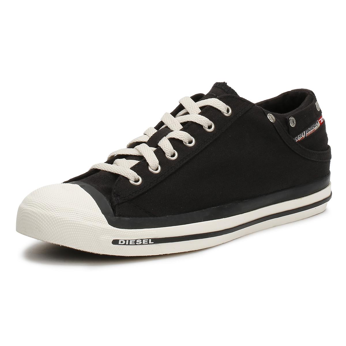 diesel canvas trainers