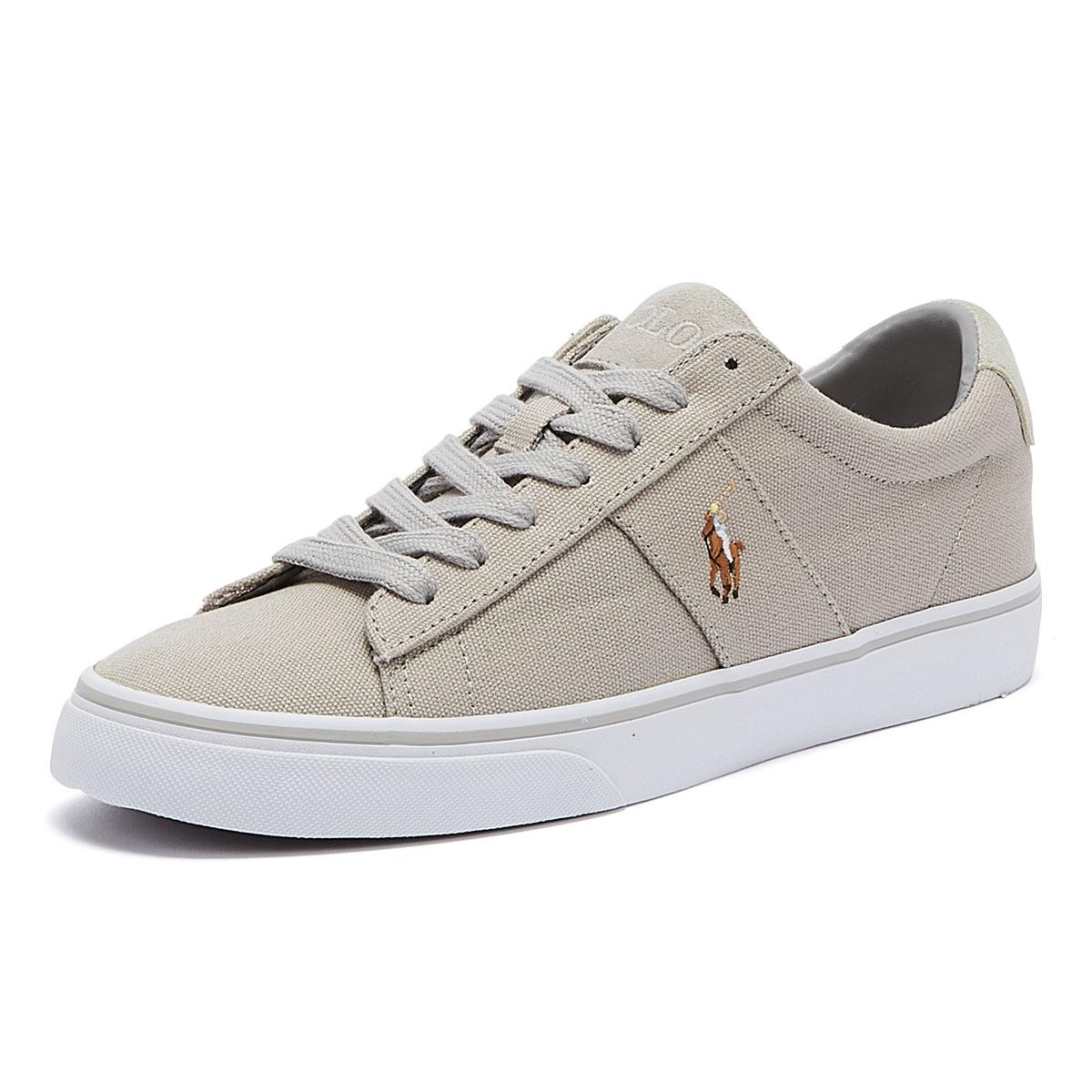 polo ralph lauren sayer canvas trainer