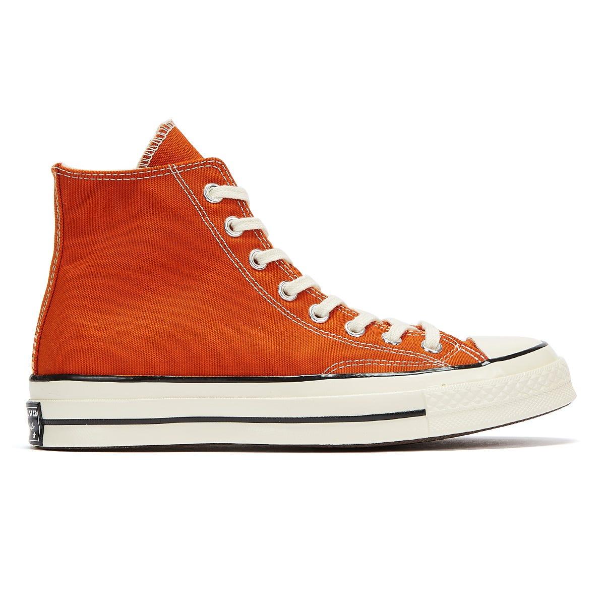 orange hi top converse