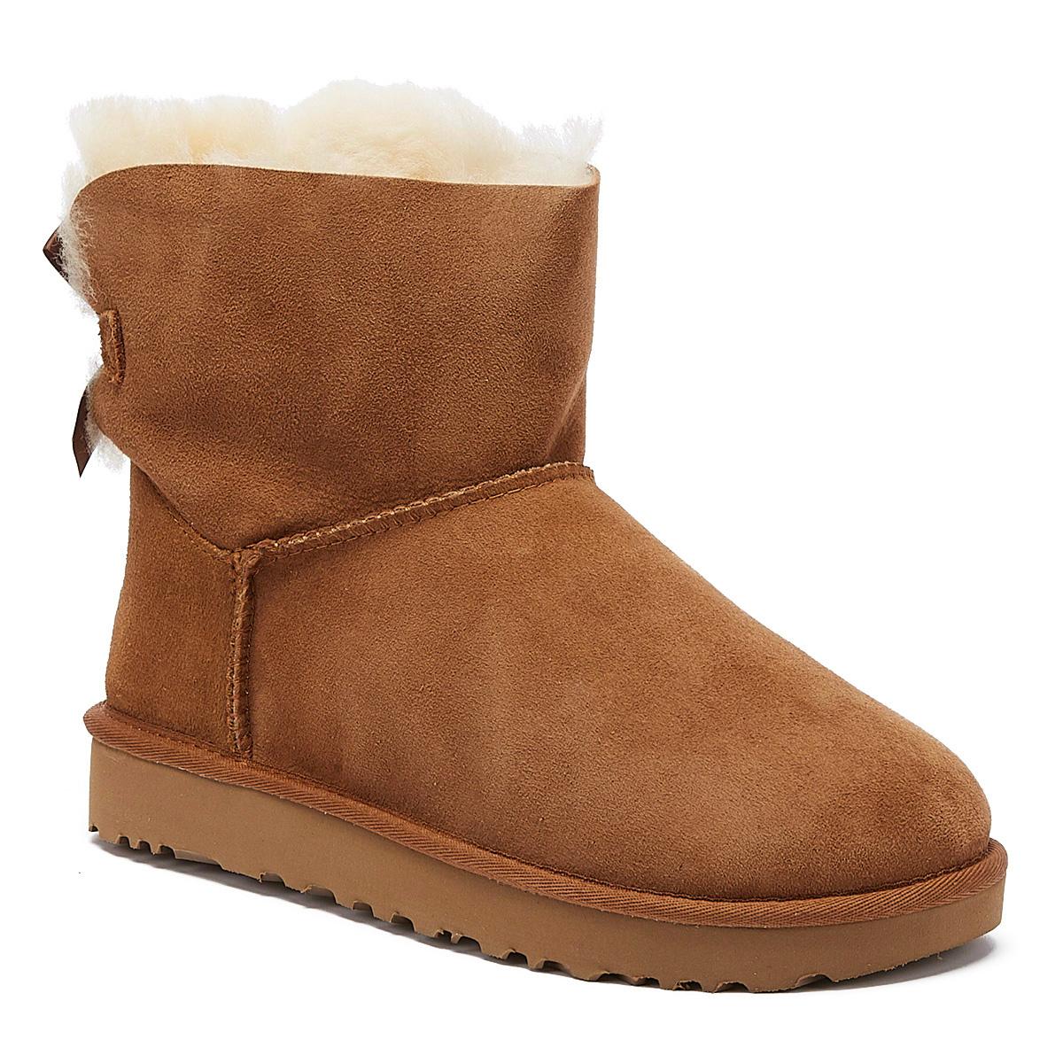 womens ugg mini chestnut size 7