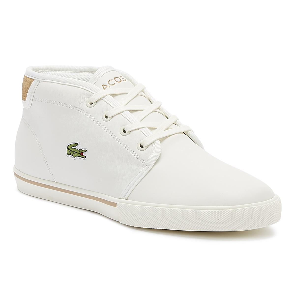 Lacoste Leather Ampthill 119 1 Cma Hi-top Trainers in White for Men - Lyst