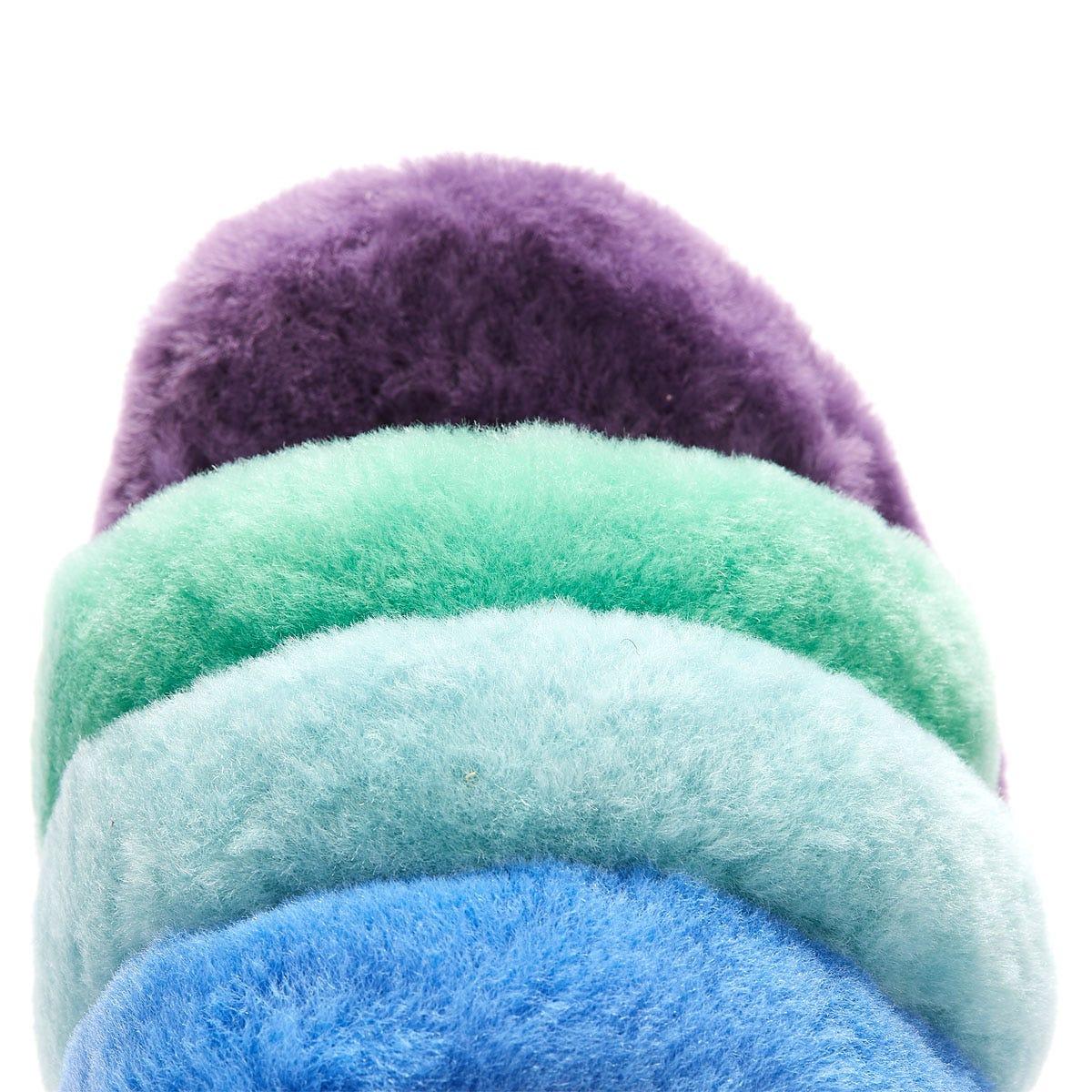 ugg slippers fluff yeah purple