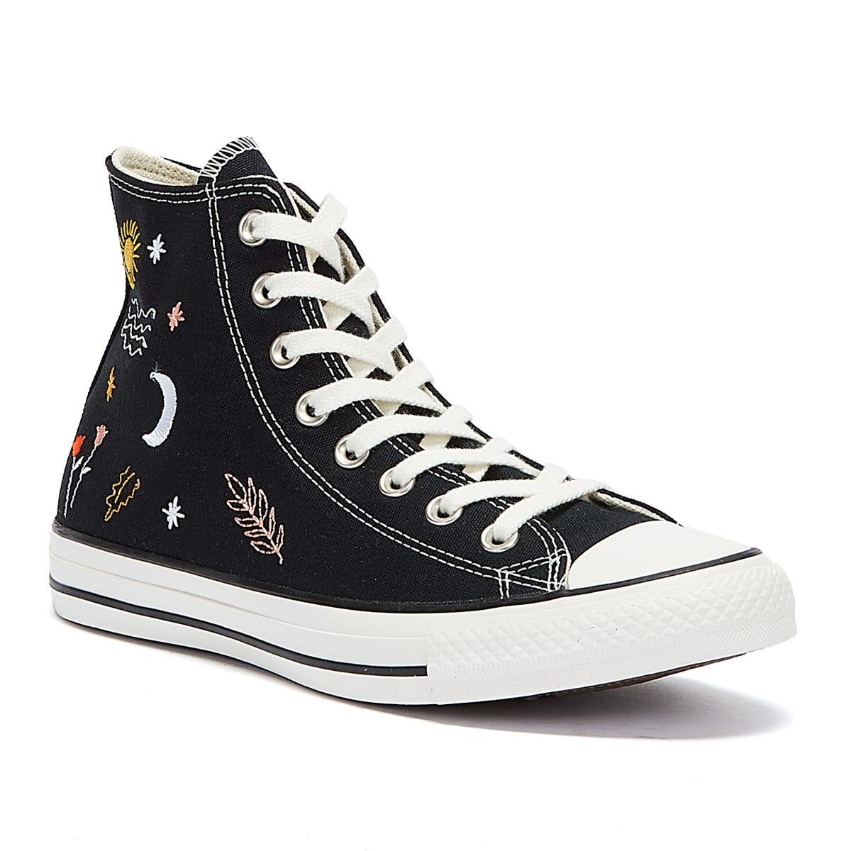 Converse All Star It's Ok To Wander Hi Womens Black / White Trainers - Lyst