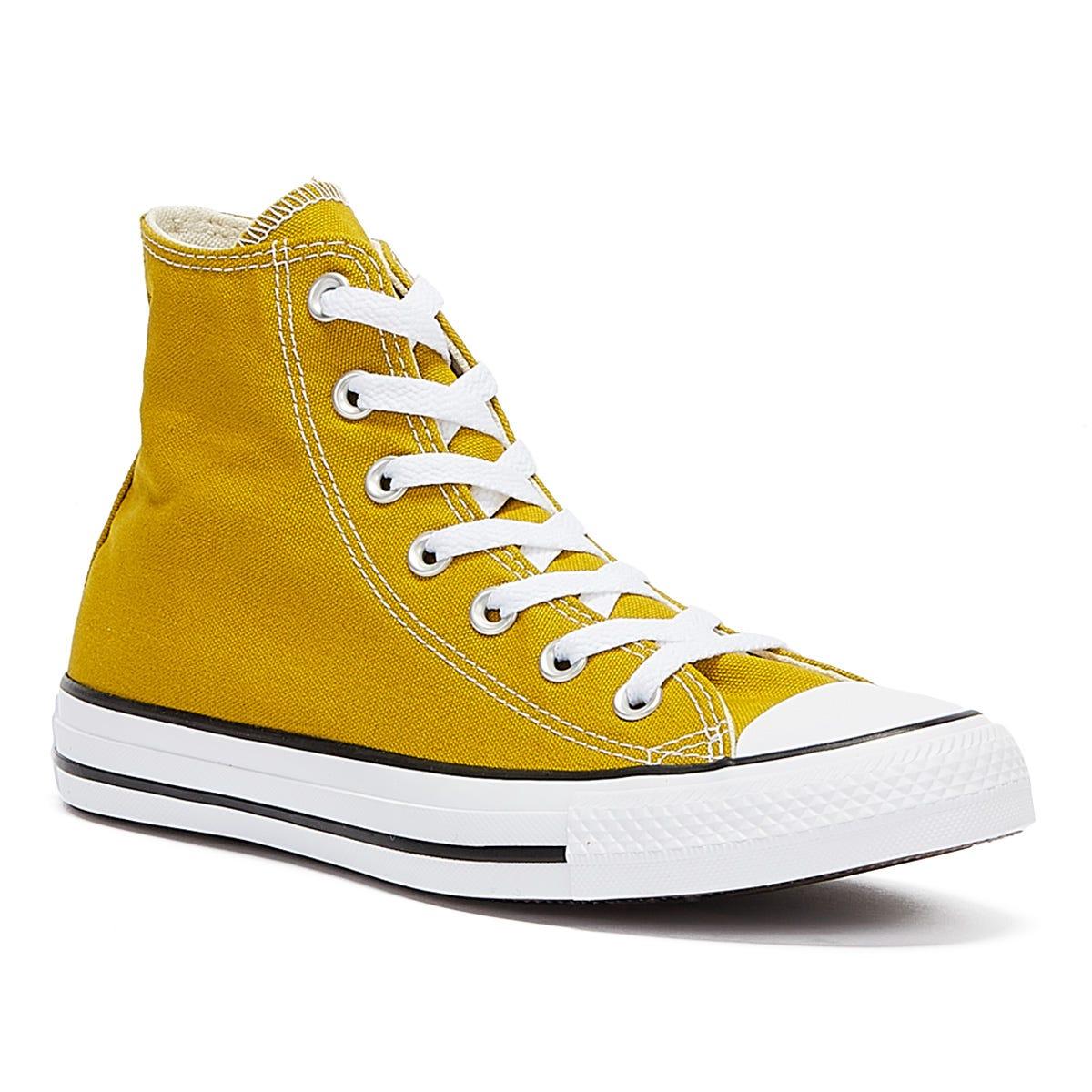 dark yellow converse