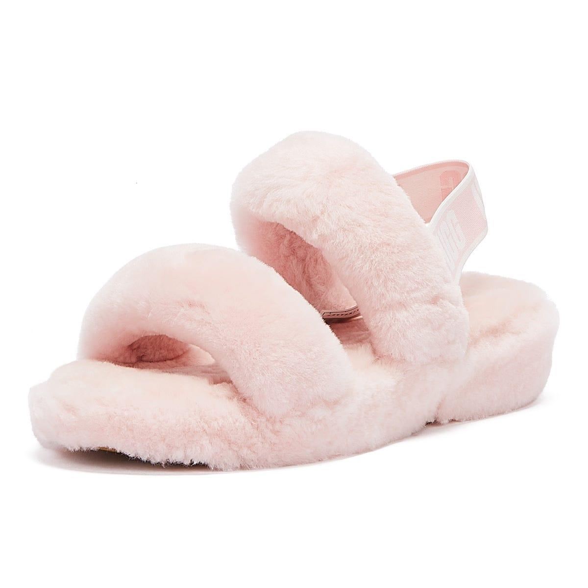 pink fuzzy uggs