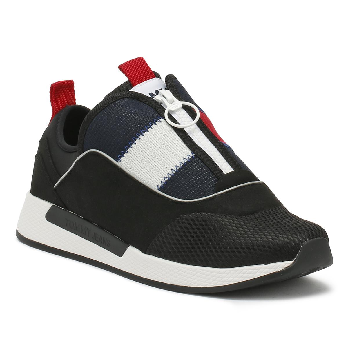 Tommy Hilfiger Synthetic Mens Black Icon Sport Flexi Trainers for Men - Lyst