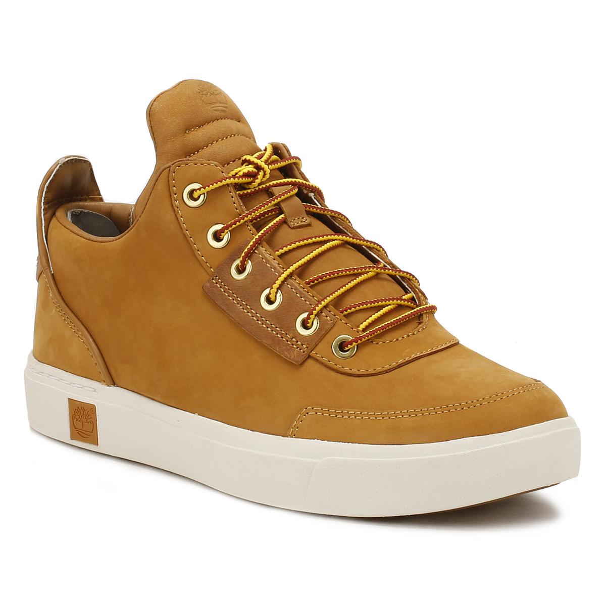 Timberland Leather Mens Wheat Amherst High Top Chukka Boots in Brown ...