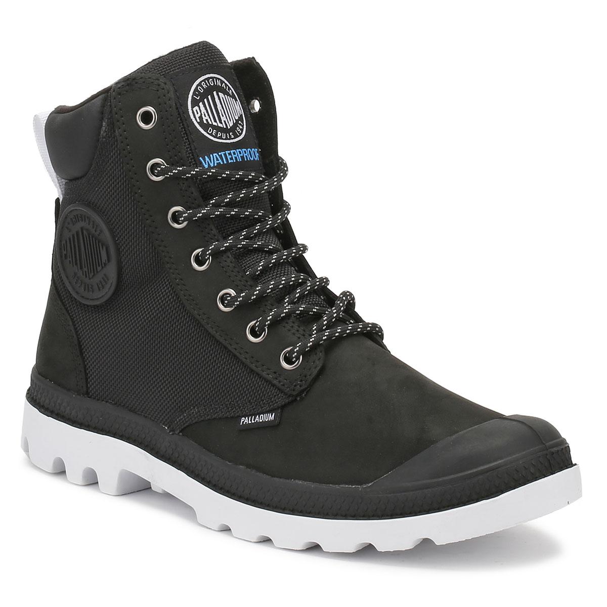 Palladium Leather Black / White Pampa Sport Cuff Wpn Boots - Lyst