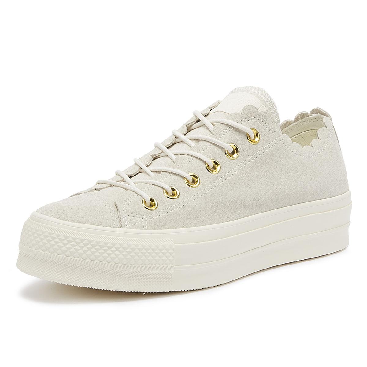 converse chuck taylor all star lift frilly thrills low top