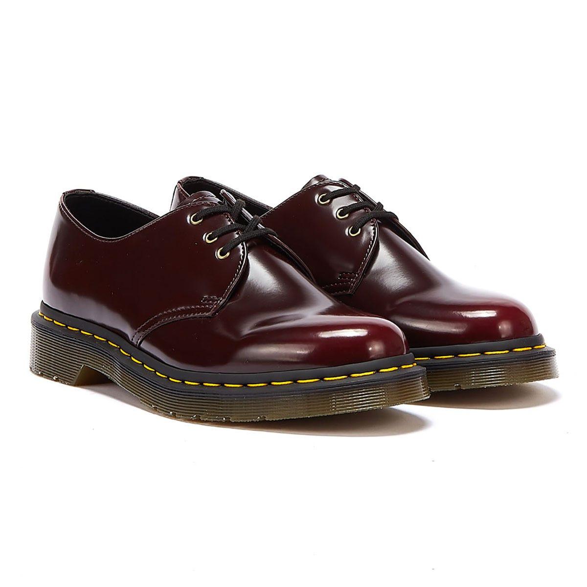 Dr. Martens Dr. Martens Cherry Red Vegan 1461 Shoes Women's Casual Shoes In  Red - Save 24% - Lyst