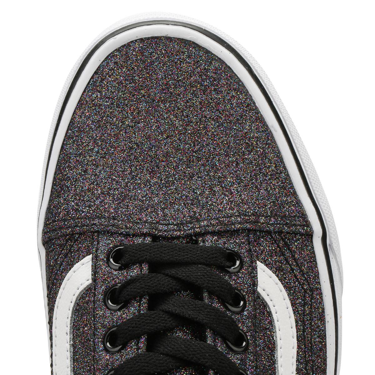 rainbow glitter old skool