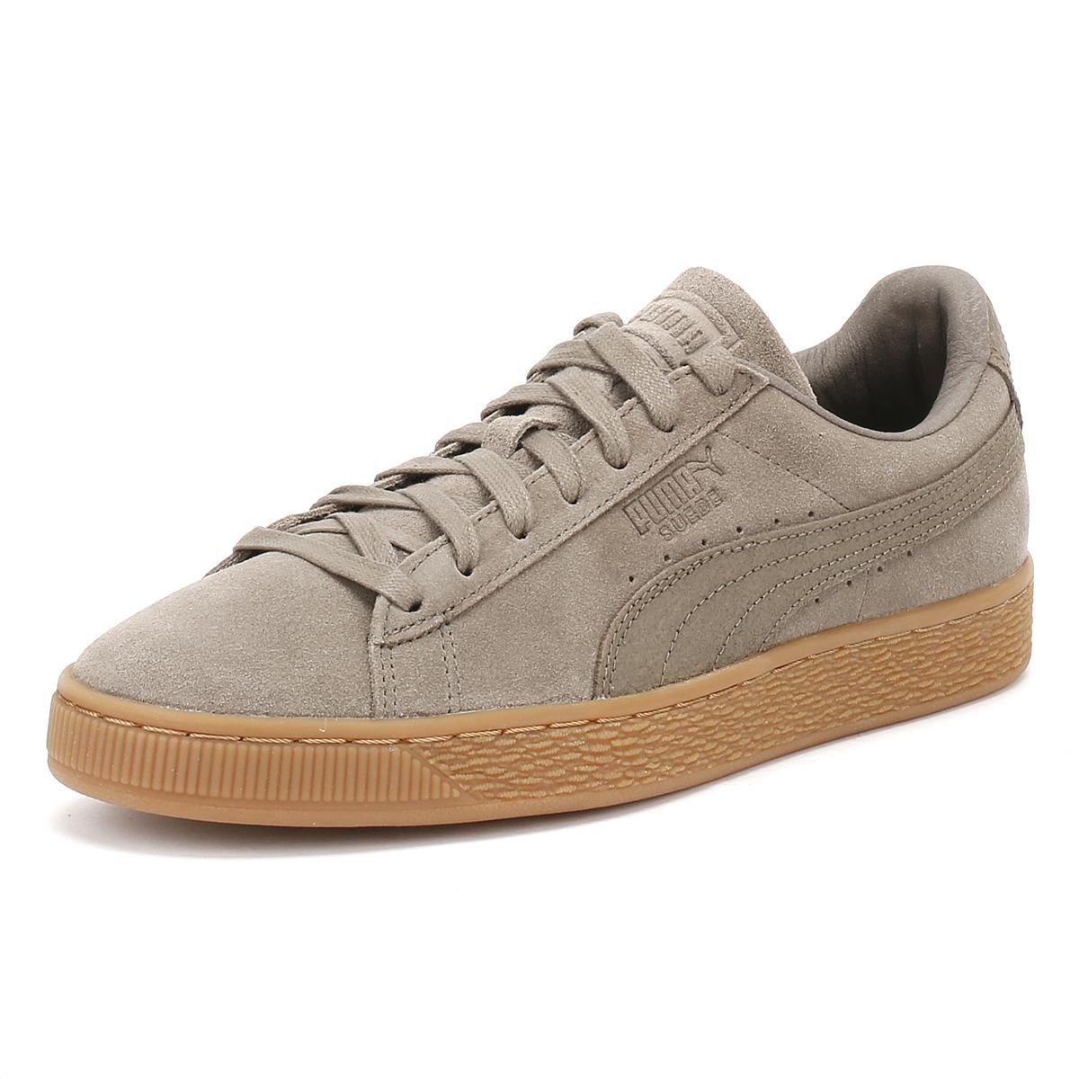 PUMA Mens Natural Warmth Falcon Grey Suede Classic Trainers in Gray for ...