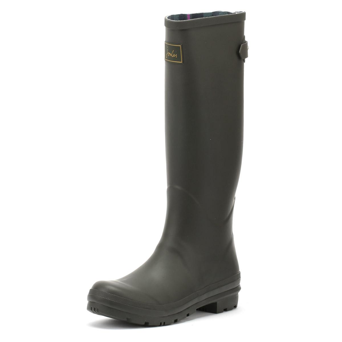 Joules Field Welly Matt Welly in Green 