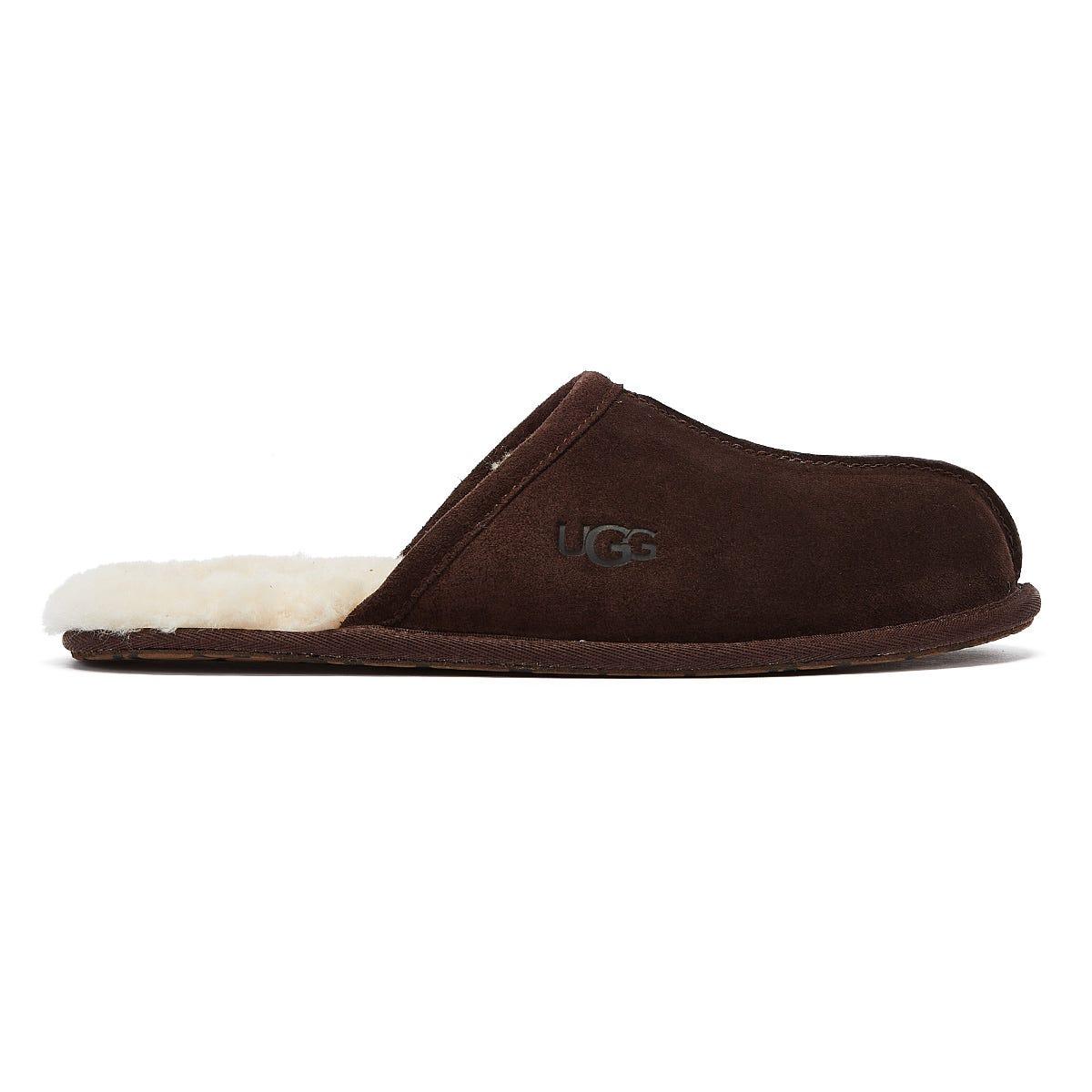 dark brown ugg slippers