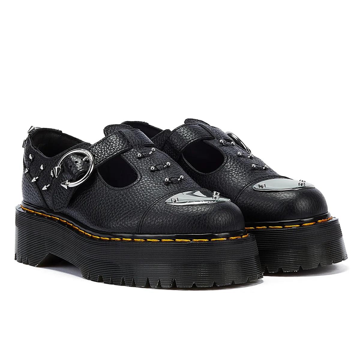 Dr. Martens Bethan Piercing Leather Platform Mary Jane Shoes