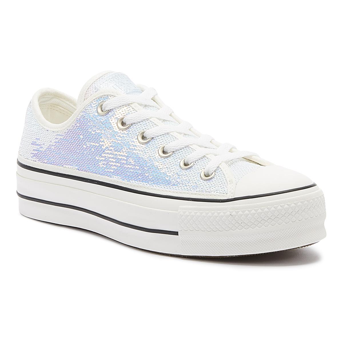converse ox sequins womens trainers
