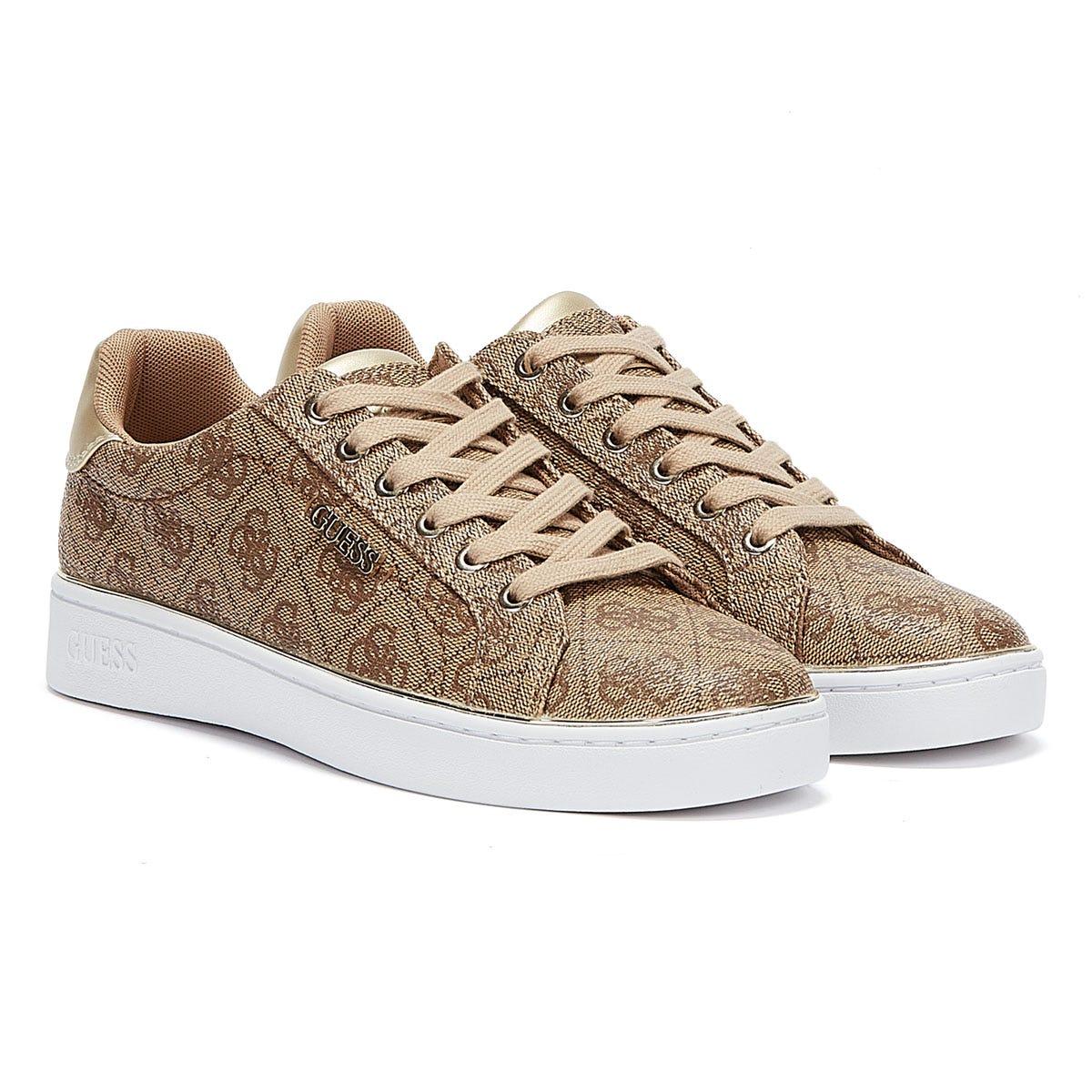 guess brown trainers