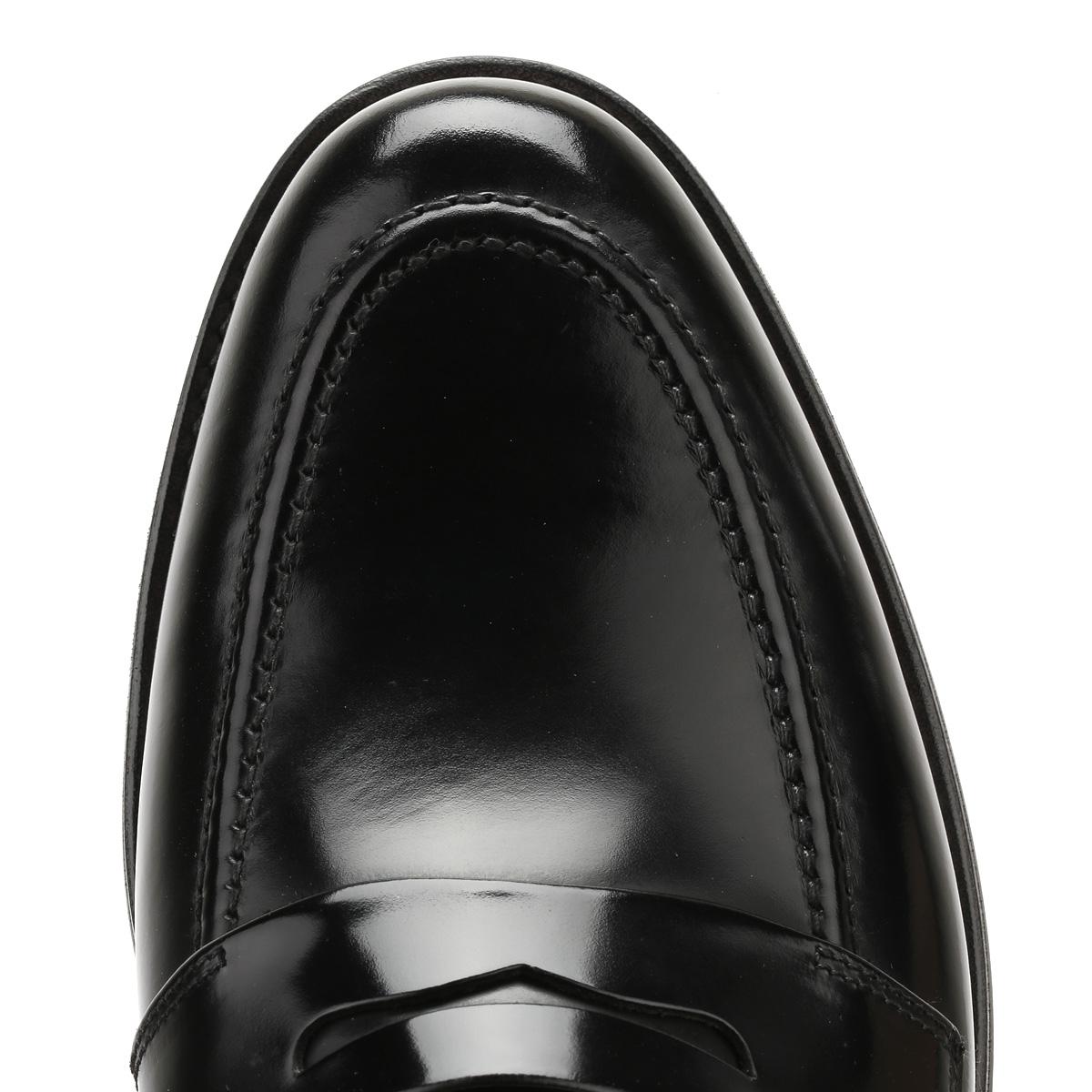 Loake Mens Black Leather 211 Loafers for Men - Lyst