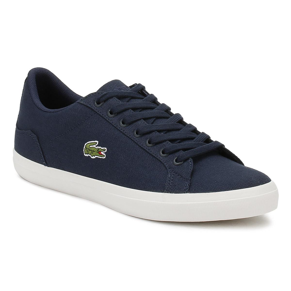 Lacoste Canvas Mens Navy Lerond Bl 2 Cam Trainers in Blue for Men - Lyst