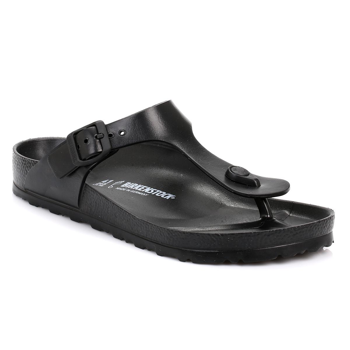 Birkenstock Womens Black Gizeh Eva Sandals - Lyst