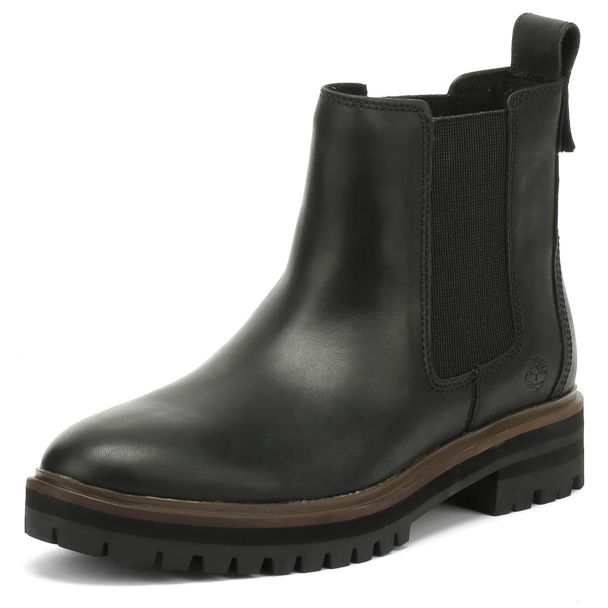 timberland london square chelsea boots black