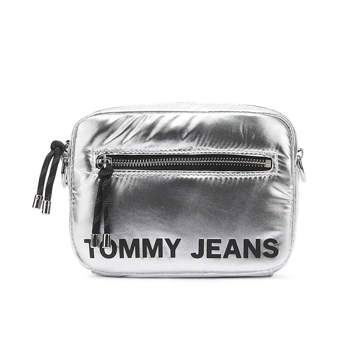 tommy hilfiger silver bag