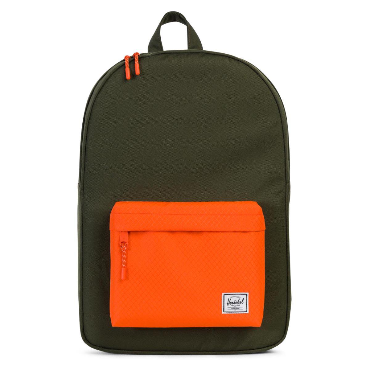 herschel orange backpack