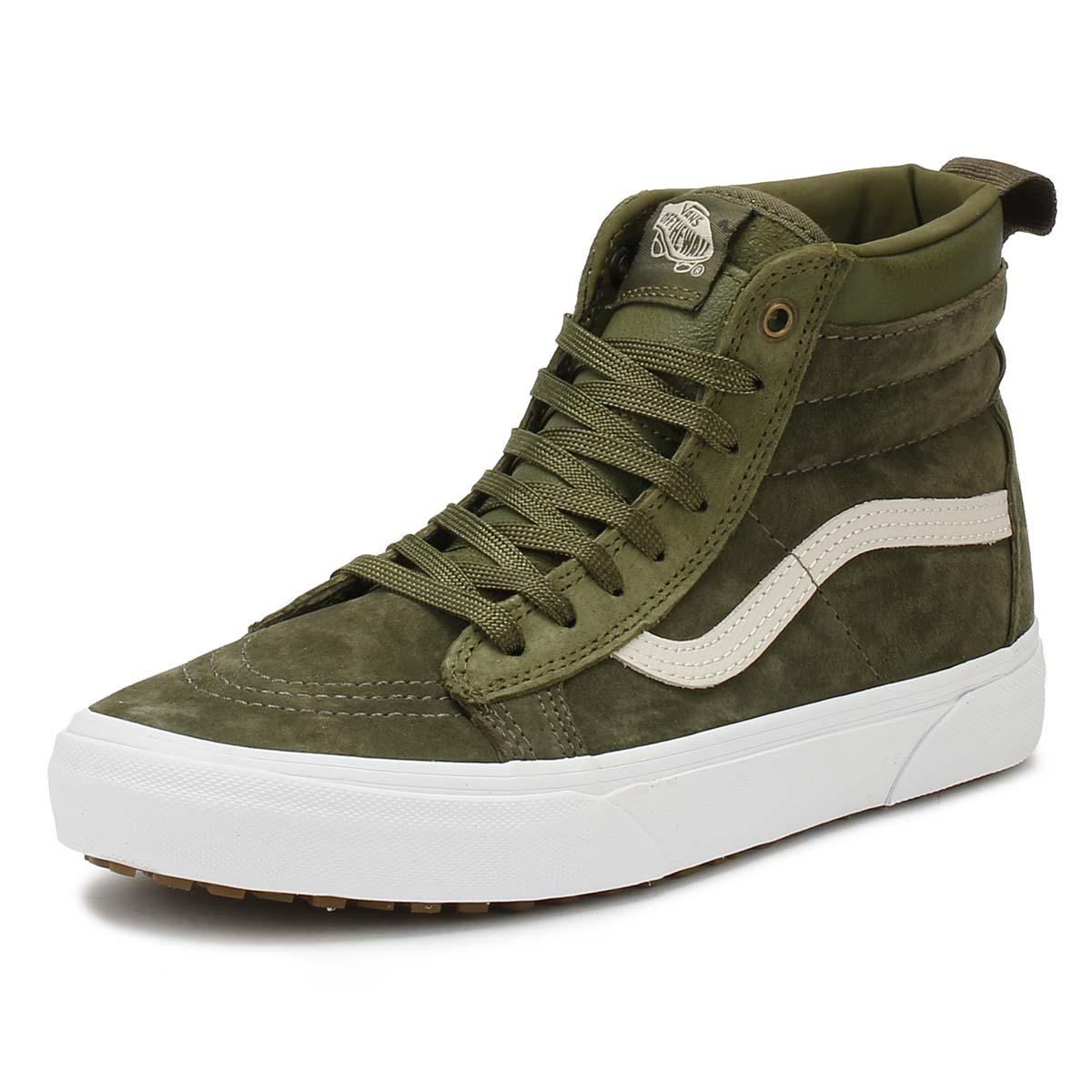 Vans Leather Mens Winter Moss / Military Green Sk8-hi Mte Trainers for Men  - Lyst